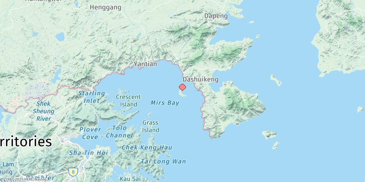 Map of Ping Chau