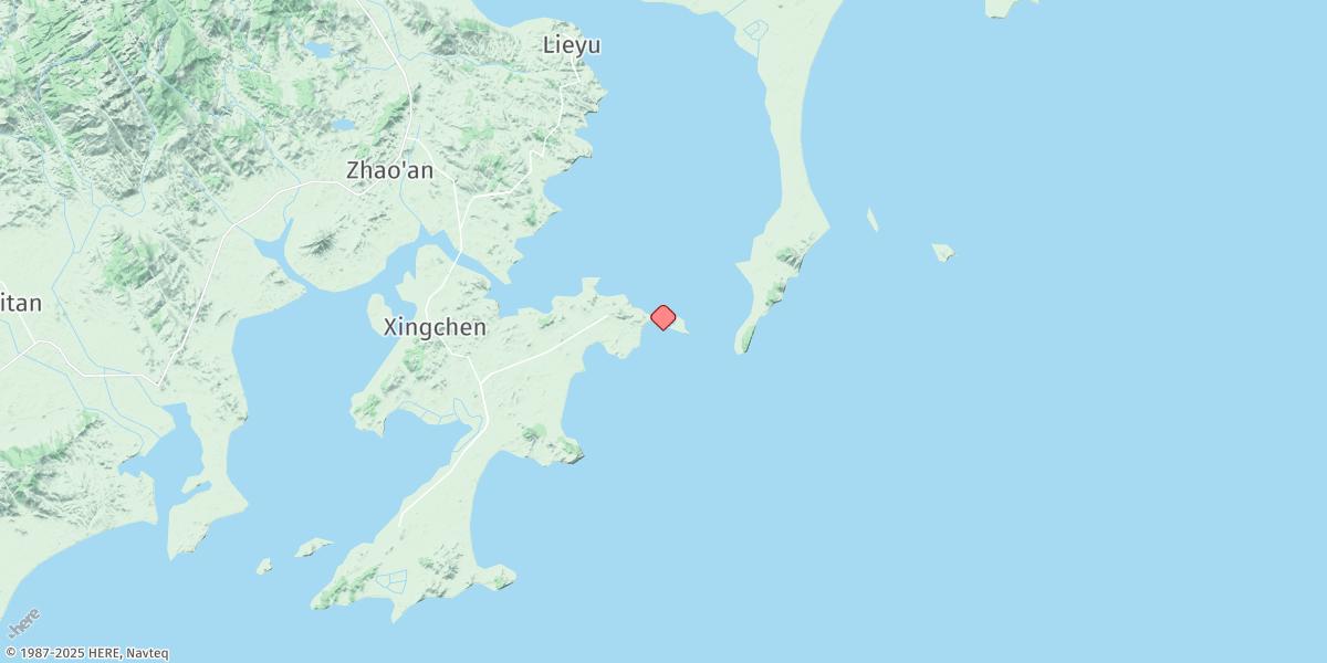 Map of Dongshan Gang