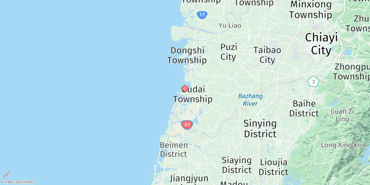 Map of Pu-tai