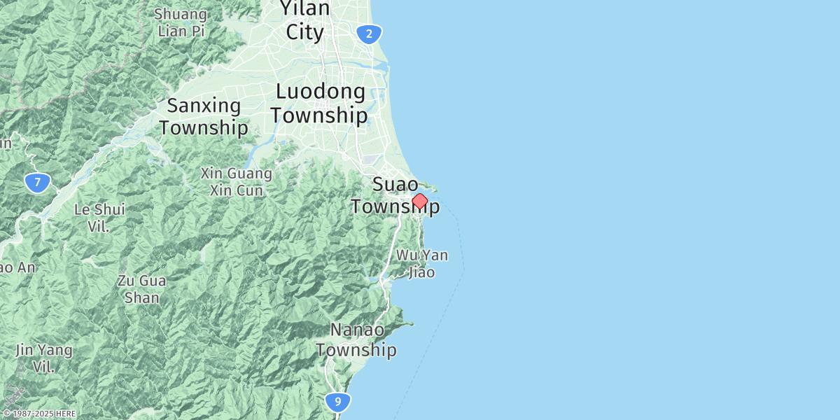Map of Su-ao Kang