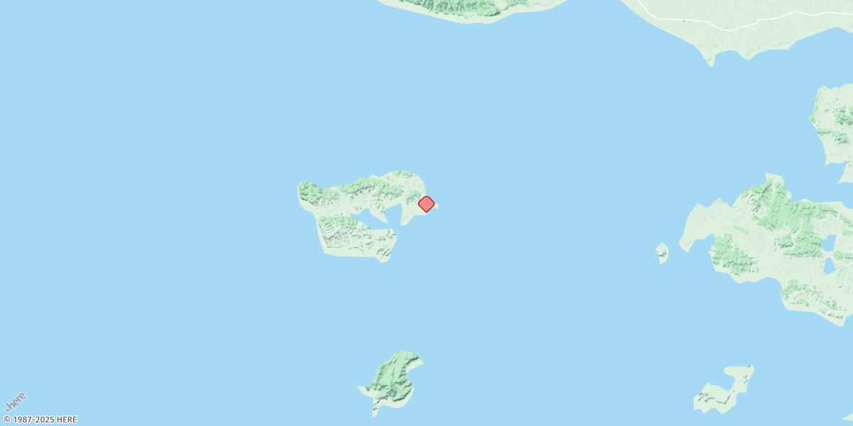 Map of Baengnyeongdo