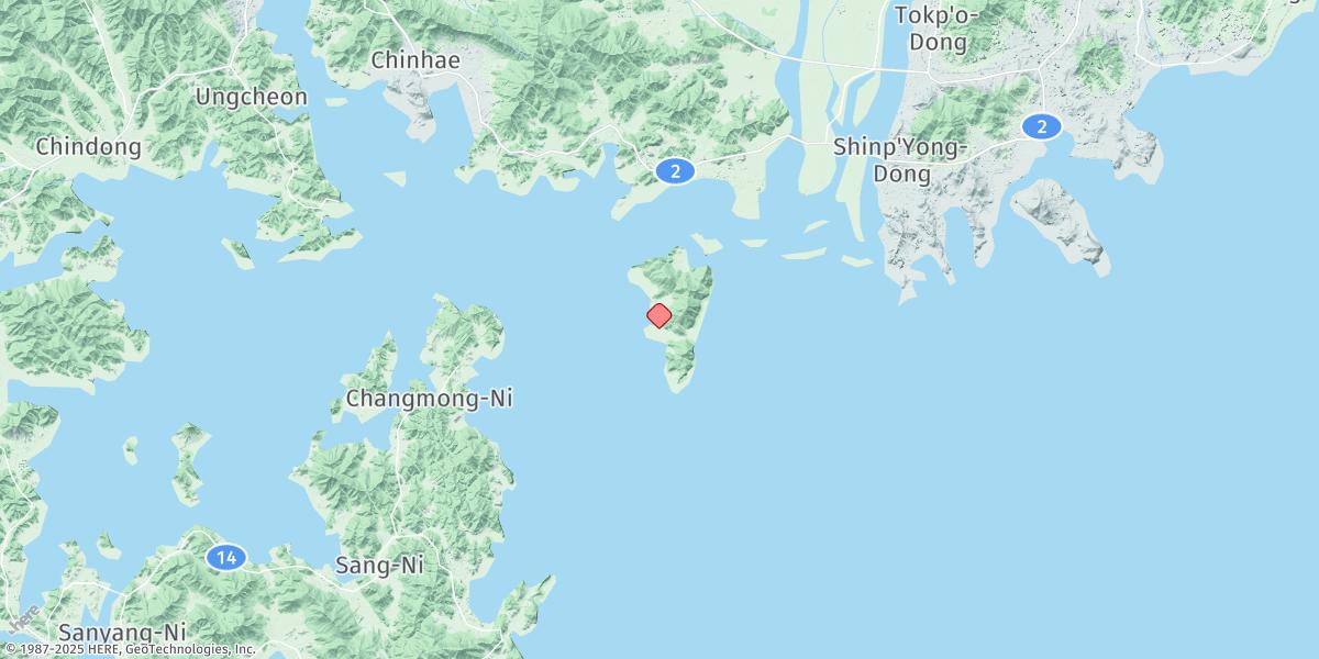 Map of Gadeokdo