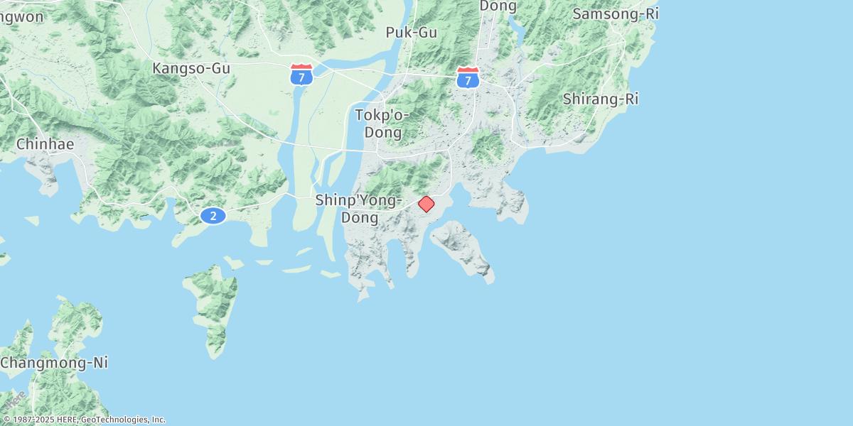 Map of Busan
