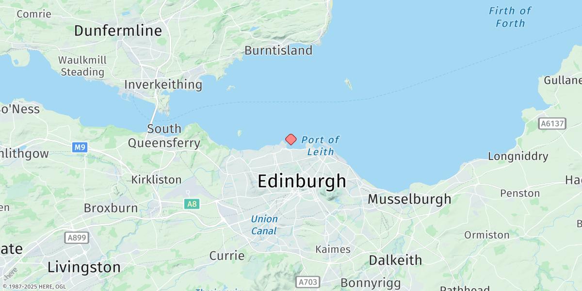 Map of Granton