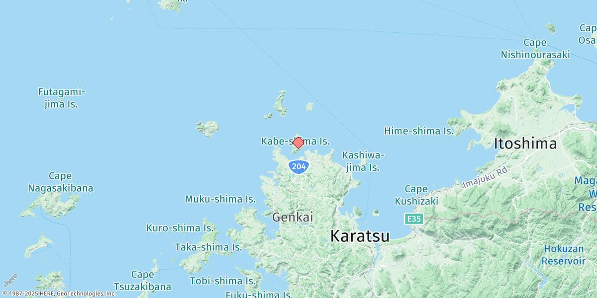 Map of Yobuko