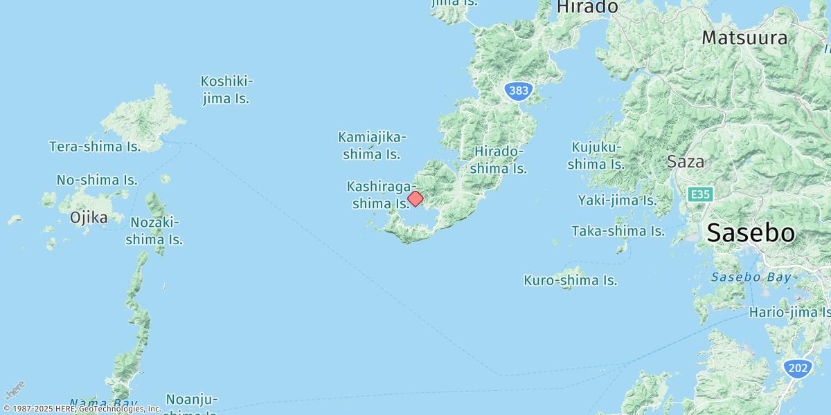 Map of Shijiki Wan