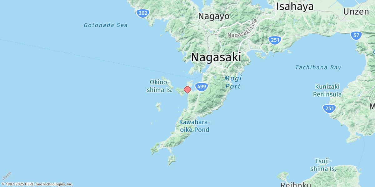 Map of Fukahori