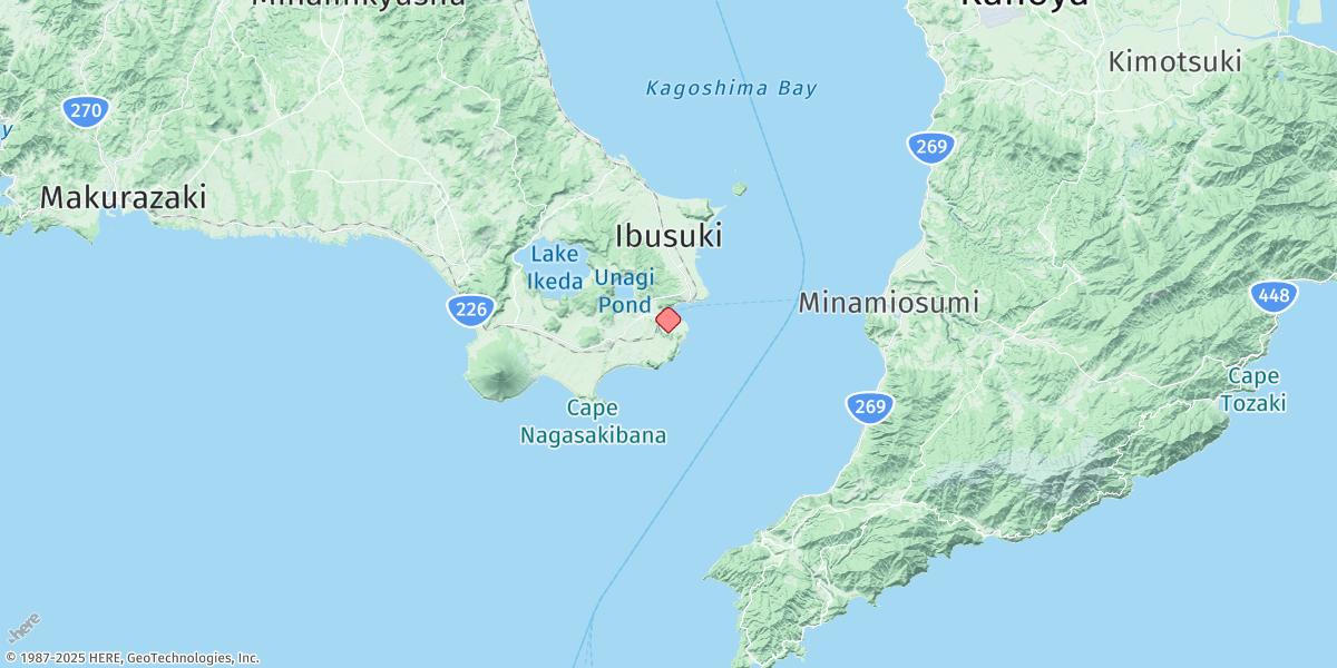 Map of Yamagawa