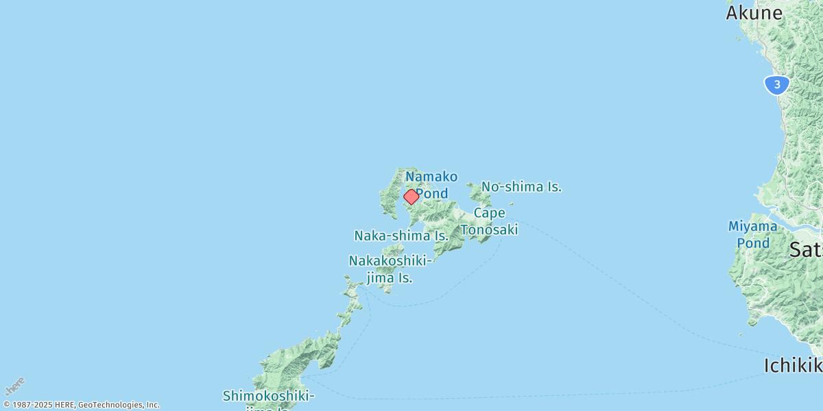 Map of Urauchi Wan