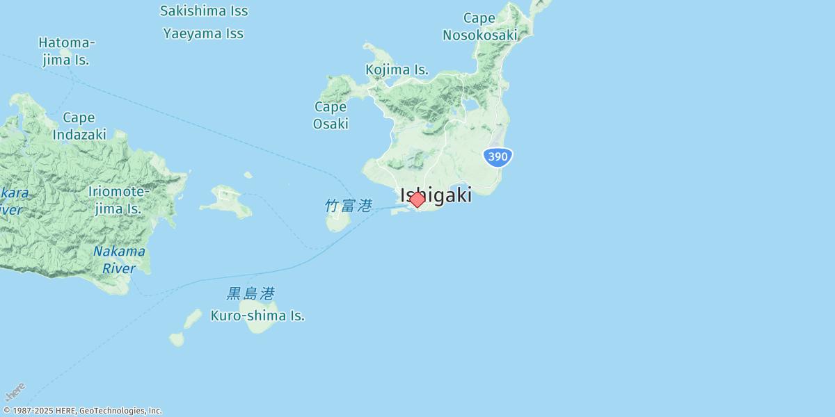 Map of Ishigaki
