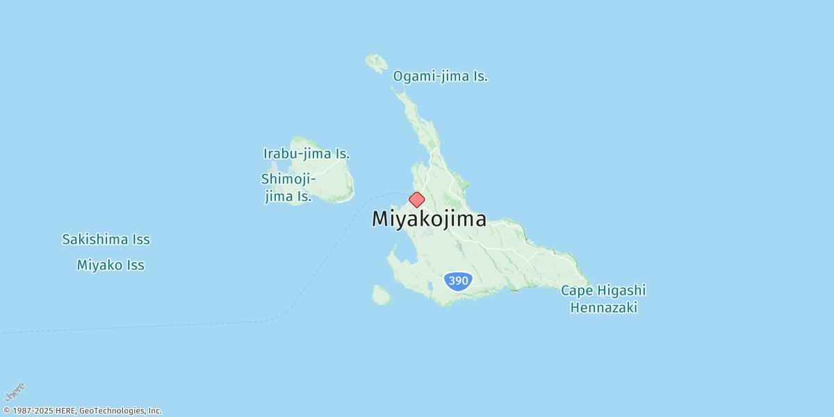 Map of Hirara