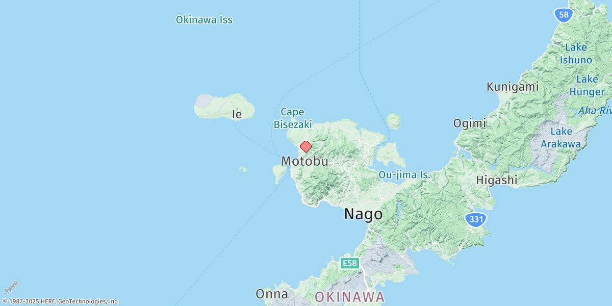 Map of Toguchi