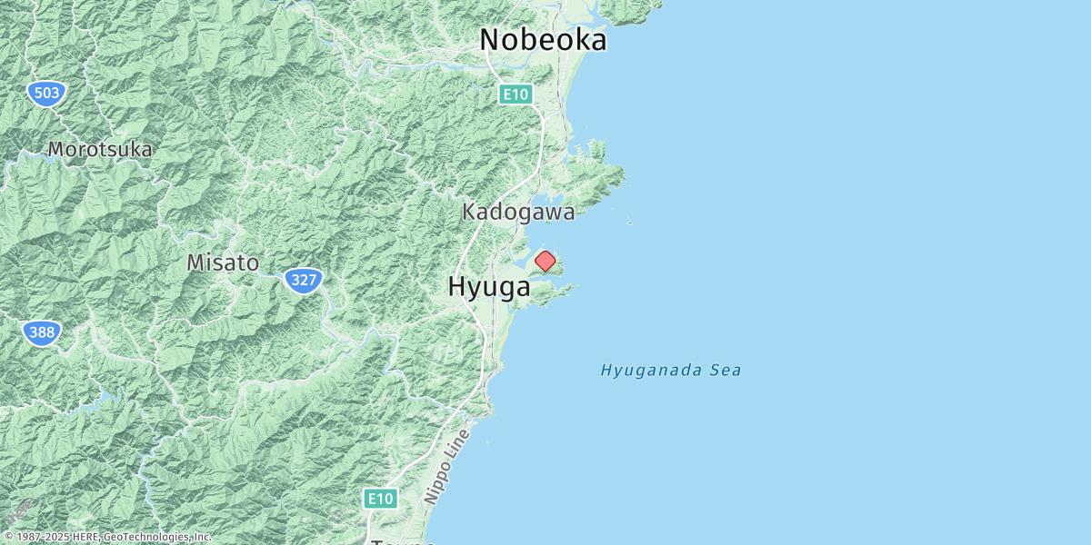 Map of Hososhima