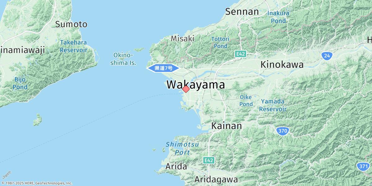 Map of Wakayama