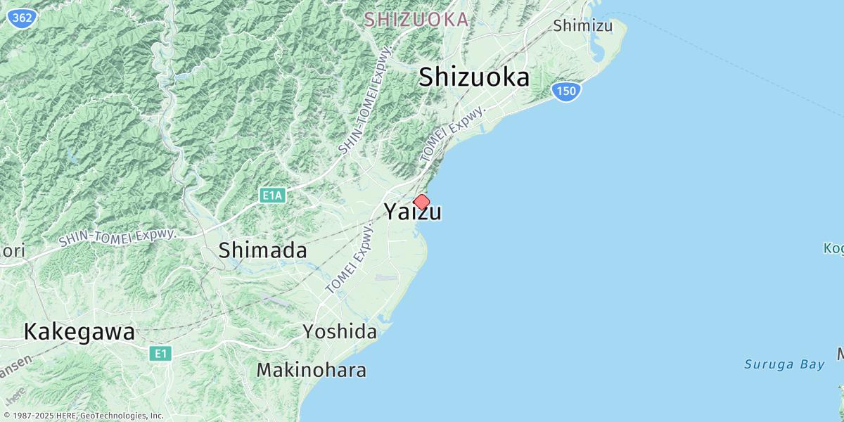 Map of Yaizu