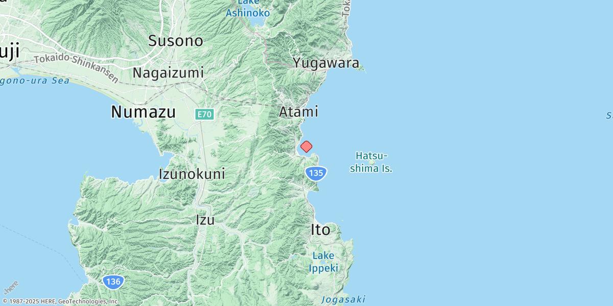 Map of Ajiro