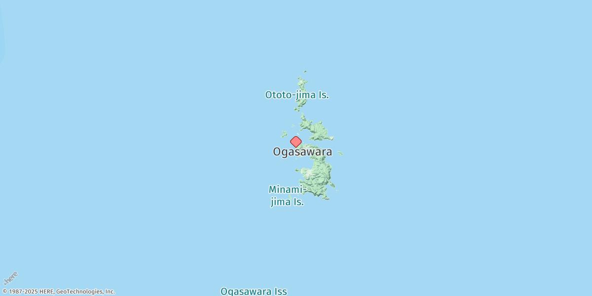 Map of Chichi Shima