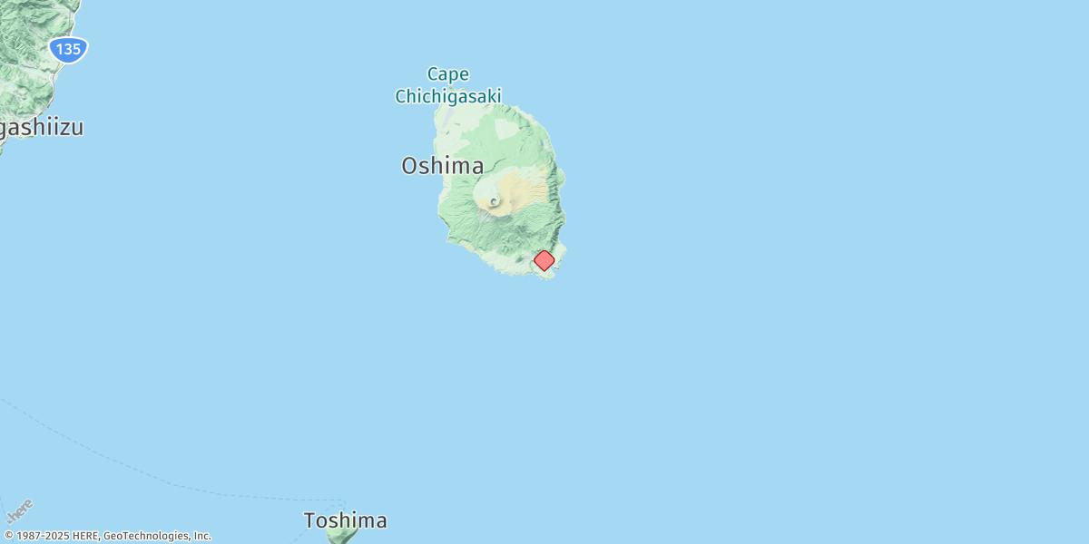 Map of O Shima (Habu)