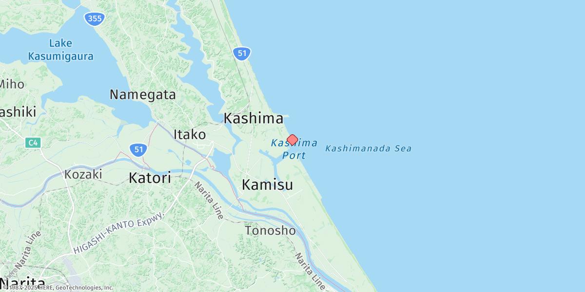 Map of Kashima