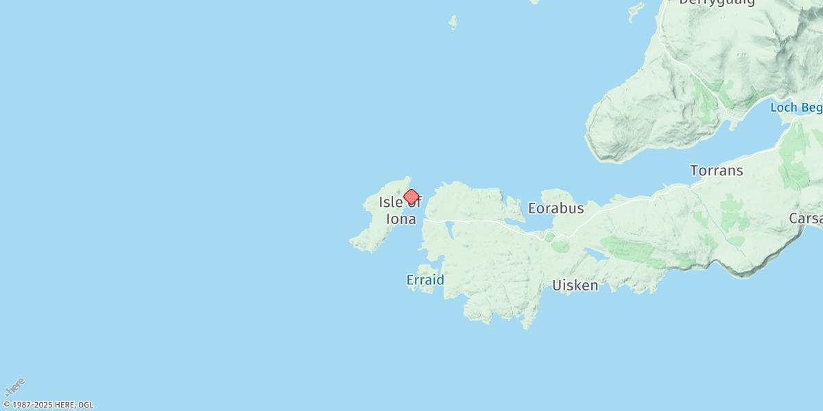 Map of Iona