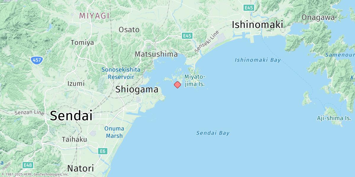 Map of Ishihama