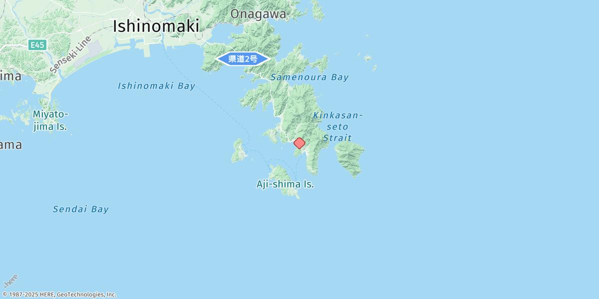 Map of Ayukawa