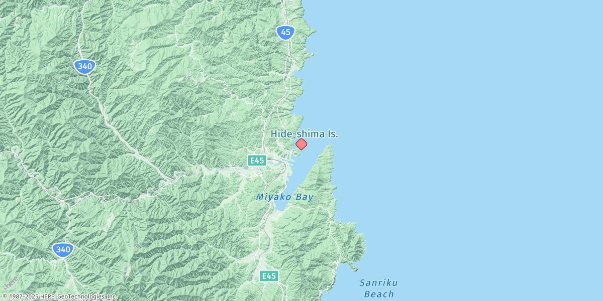 Map of Miyako