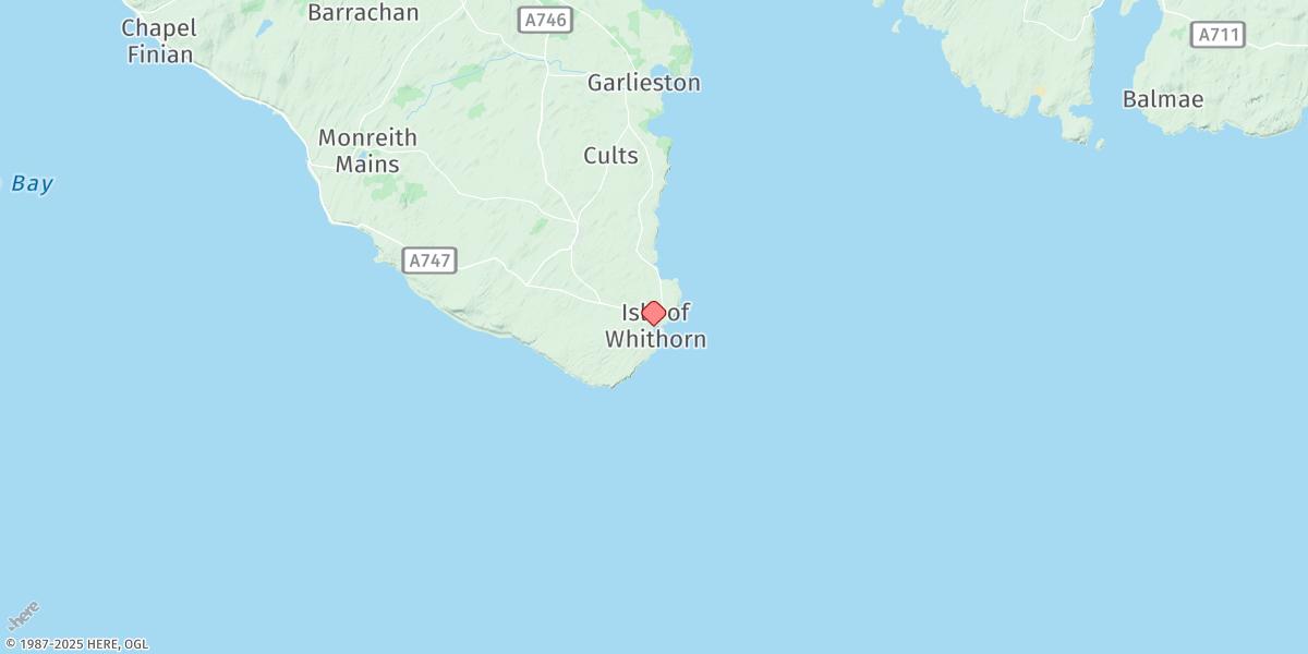 Map of Isle Of Whithorn
