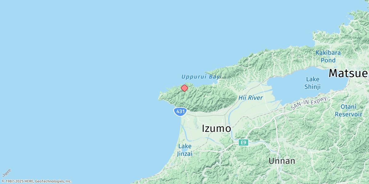Map of Sagi Ura