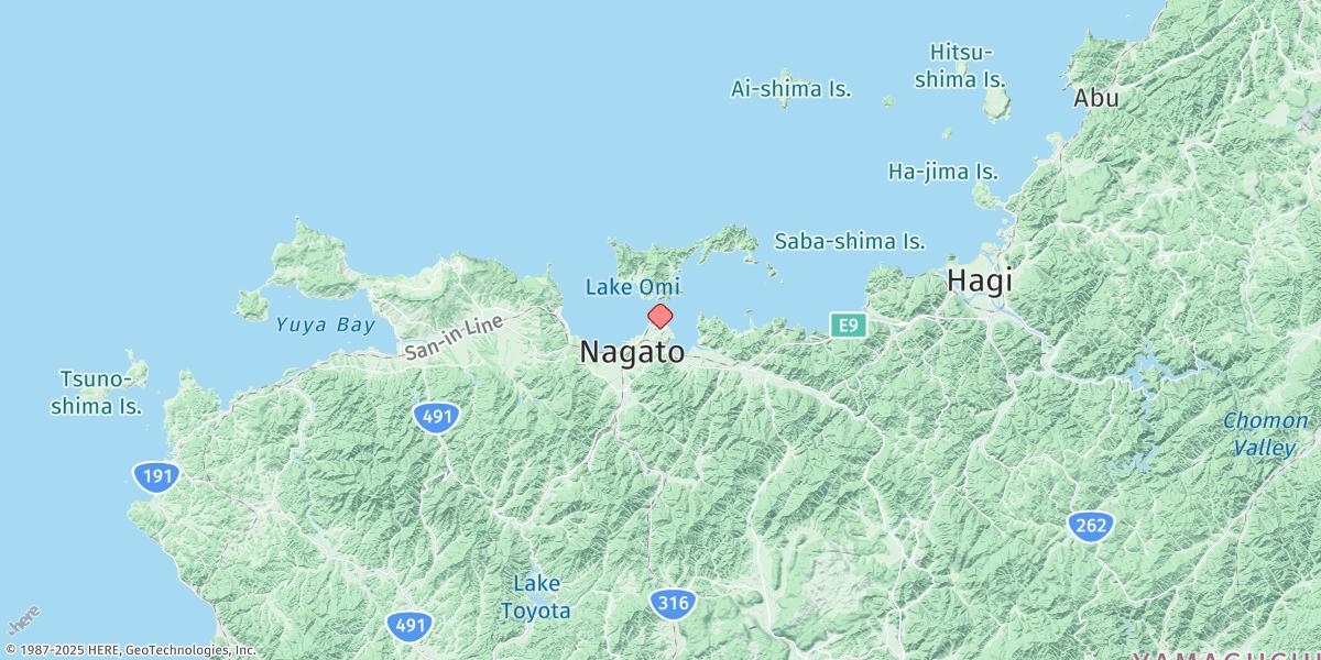 Map of Senzaki