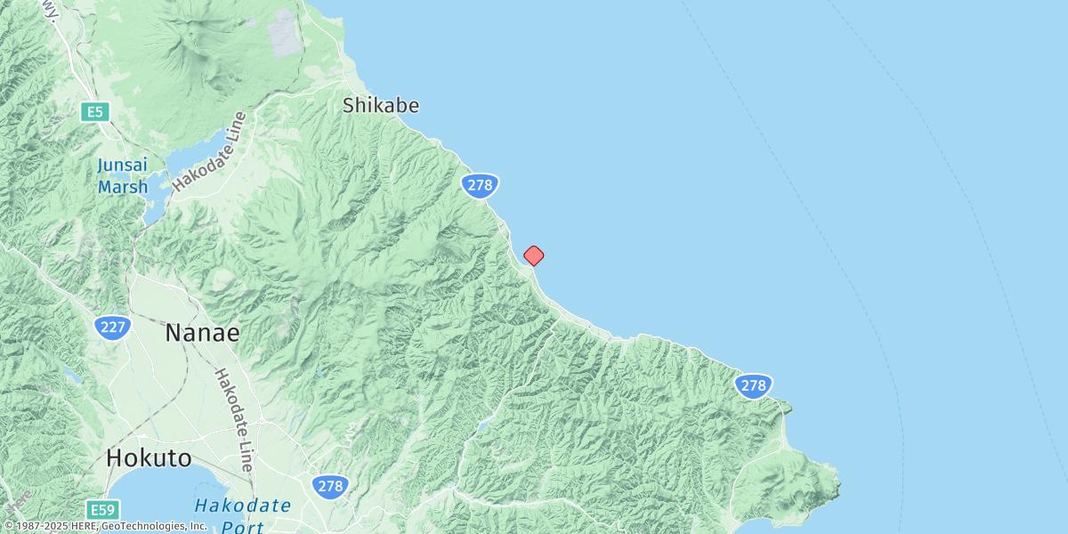 Map of Usujiri