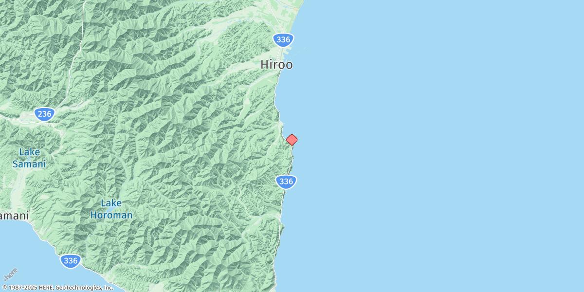 Map of Rubeshibetsu