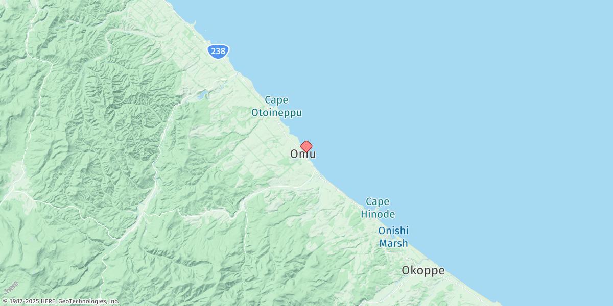 Map of Omu Ko