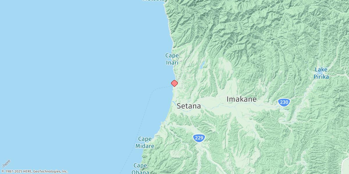 Map of Setana