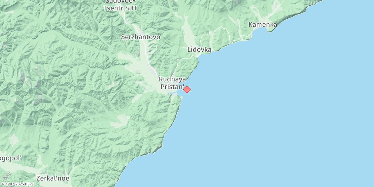Map of Tiutcho Bay