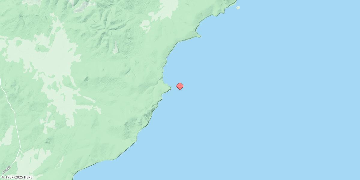 Map of Cape Chikhacheva