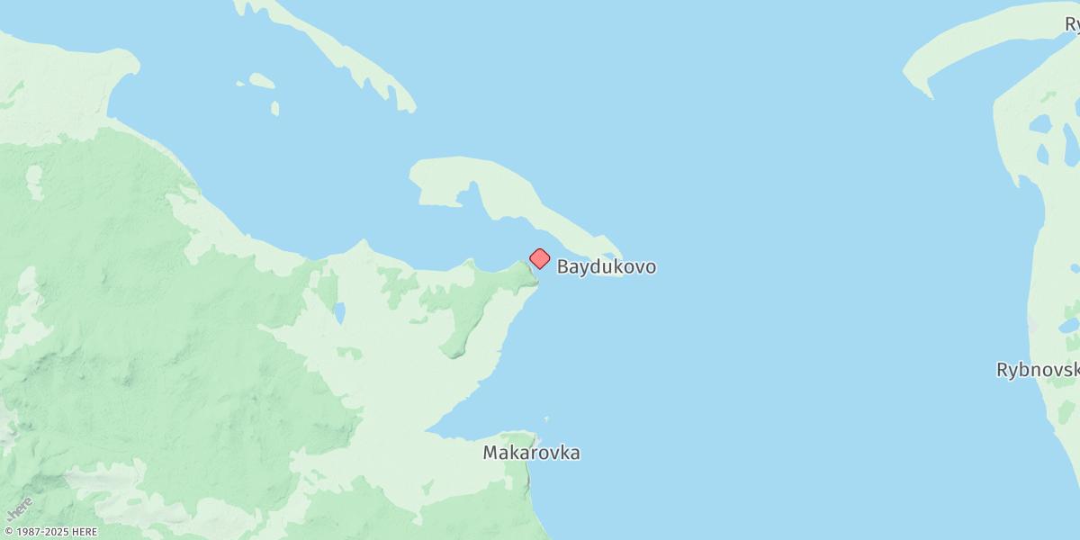 Map of Baidukov Island