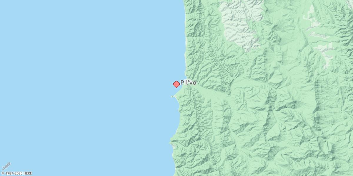 Map of Pilevo Point