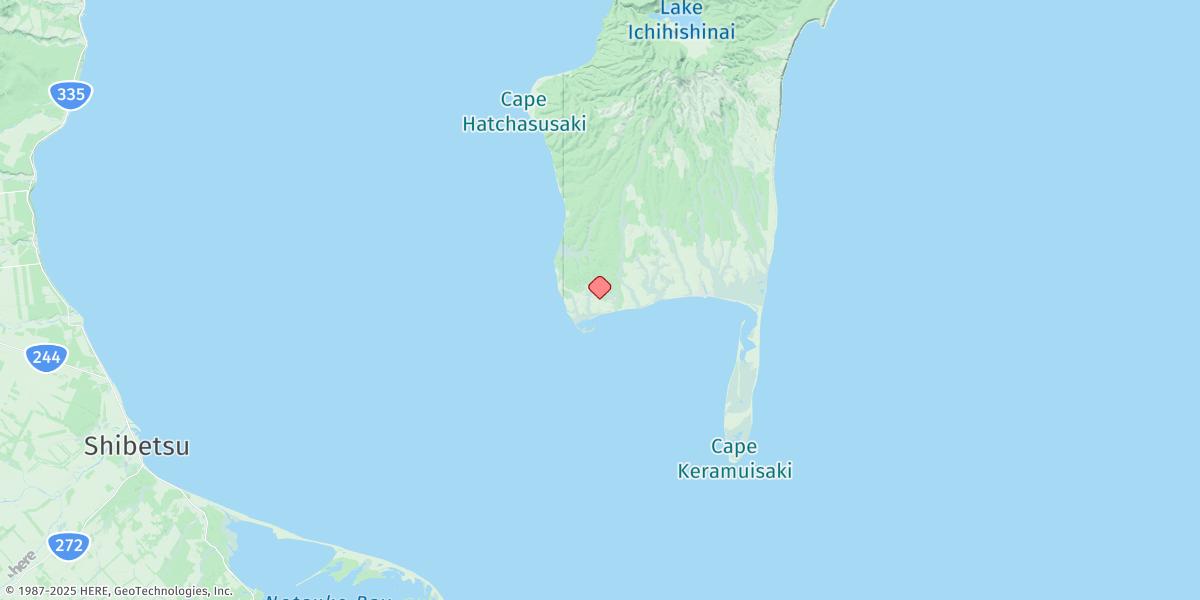 Map of Tomari Wan