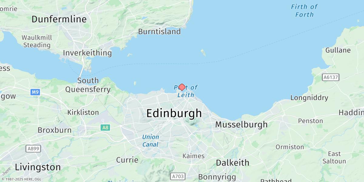 Map of Leith