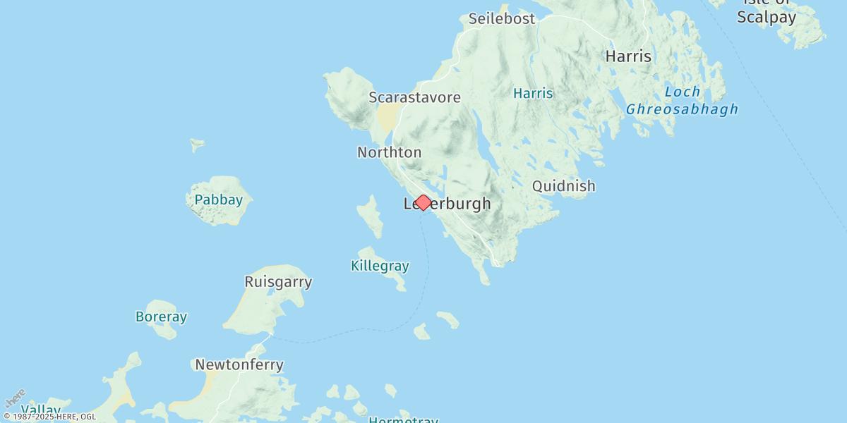 Map of Leverburgh