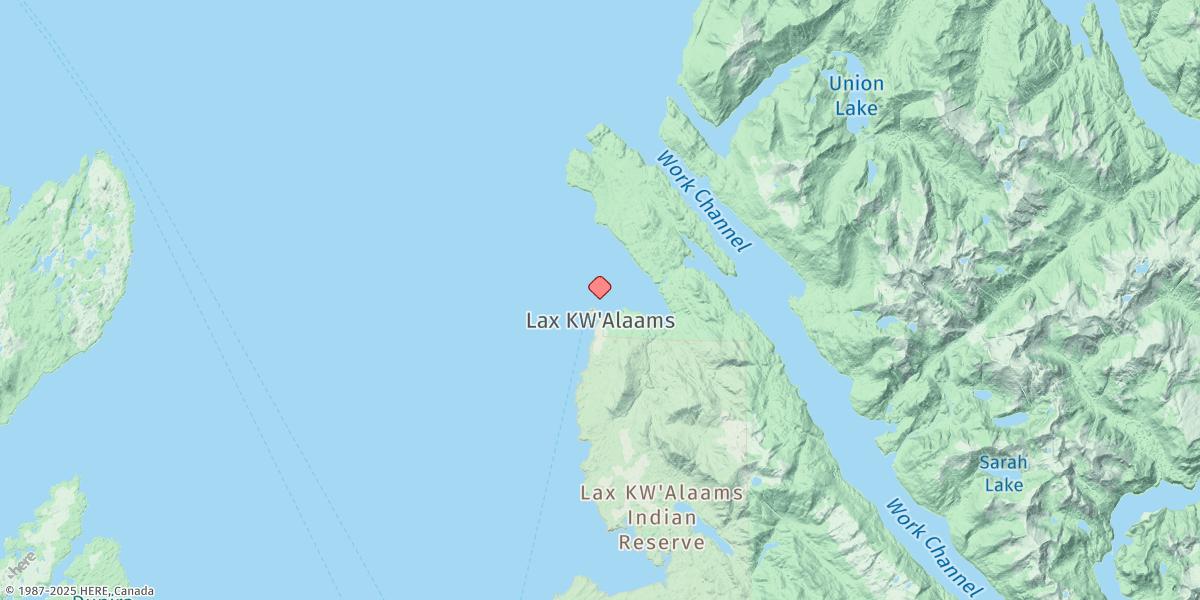 Map of Port Simpson
