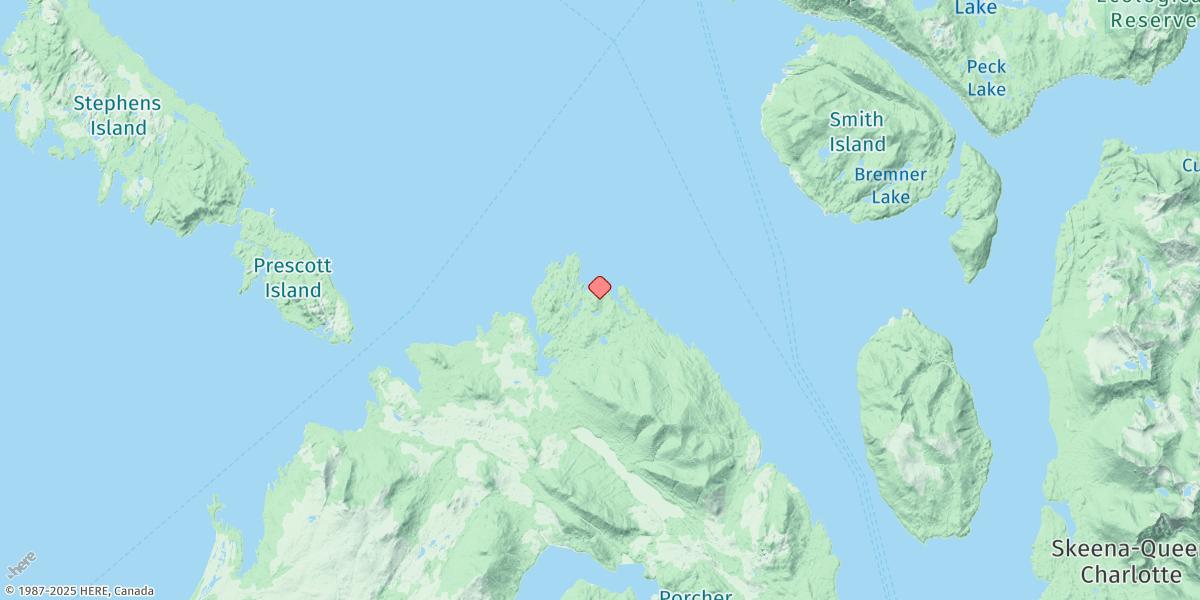 Map of Humpback Bay