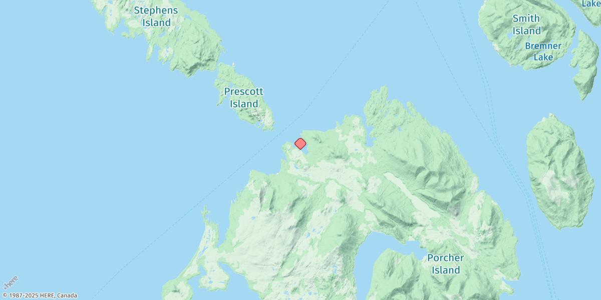 Map of Refuge Bay