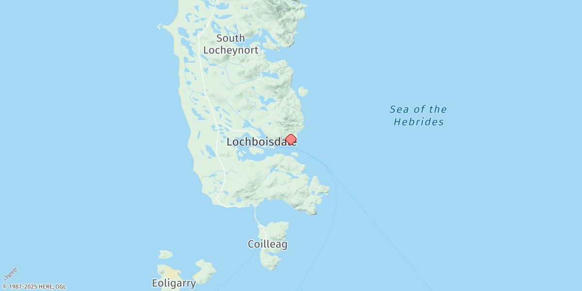 Map of Loch Boisdale