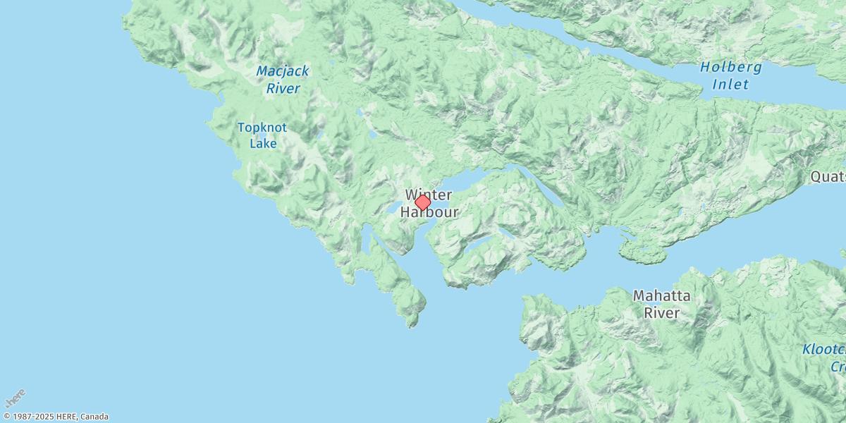 Map of Winter Harbour