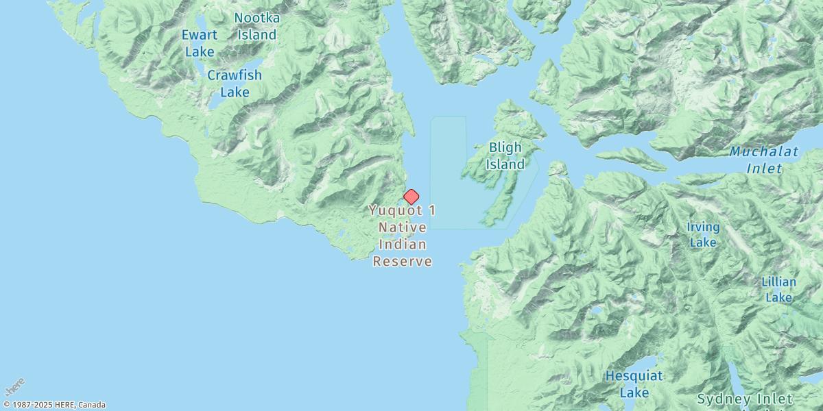 Map of Saavedra Islands