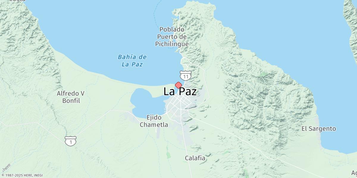 Map of La Paz