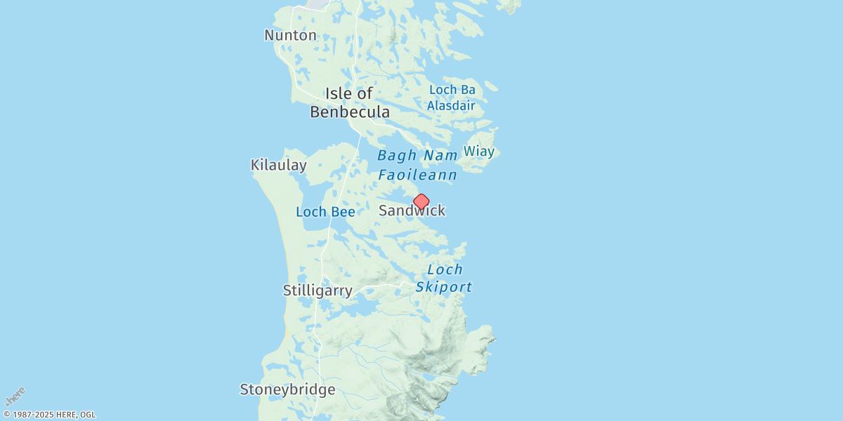 Map of Loch Carnan