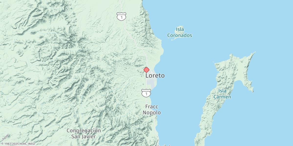 Map of Loreto